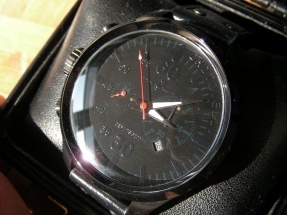 Chotovelli JTS 5200-15 Black IP Chrono - Click to enlarge image