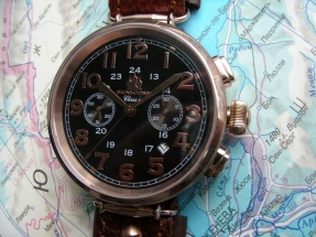 MC Chrono 3133 A Black Redgold - Click to enlarge image